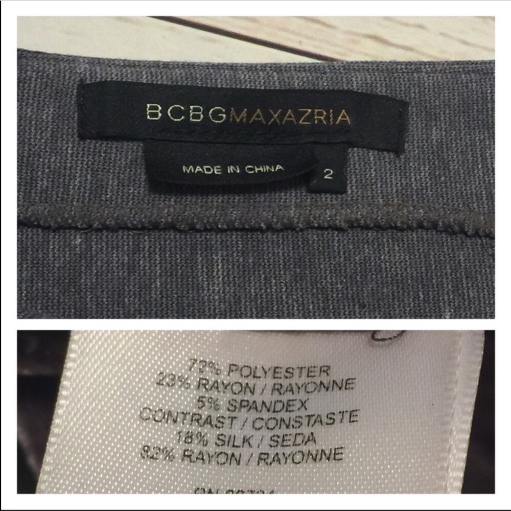 BCBG MaxAzria Velvet Trimmed Dress - Picture 7 of 8